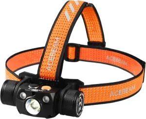 ACEBEAM H30 Brightest Headlamp Max 4000 High Lumens White Light   Red Light   CRI 90  Light, Head Lamp Outdoor Led Rechargeable, Best Head Lights for Camping, Hiking, Searching and Hunting