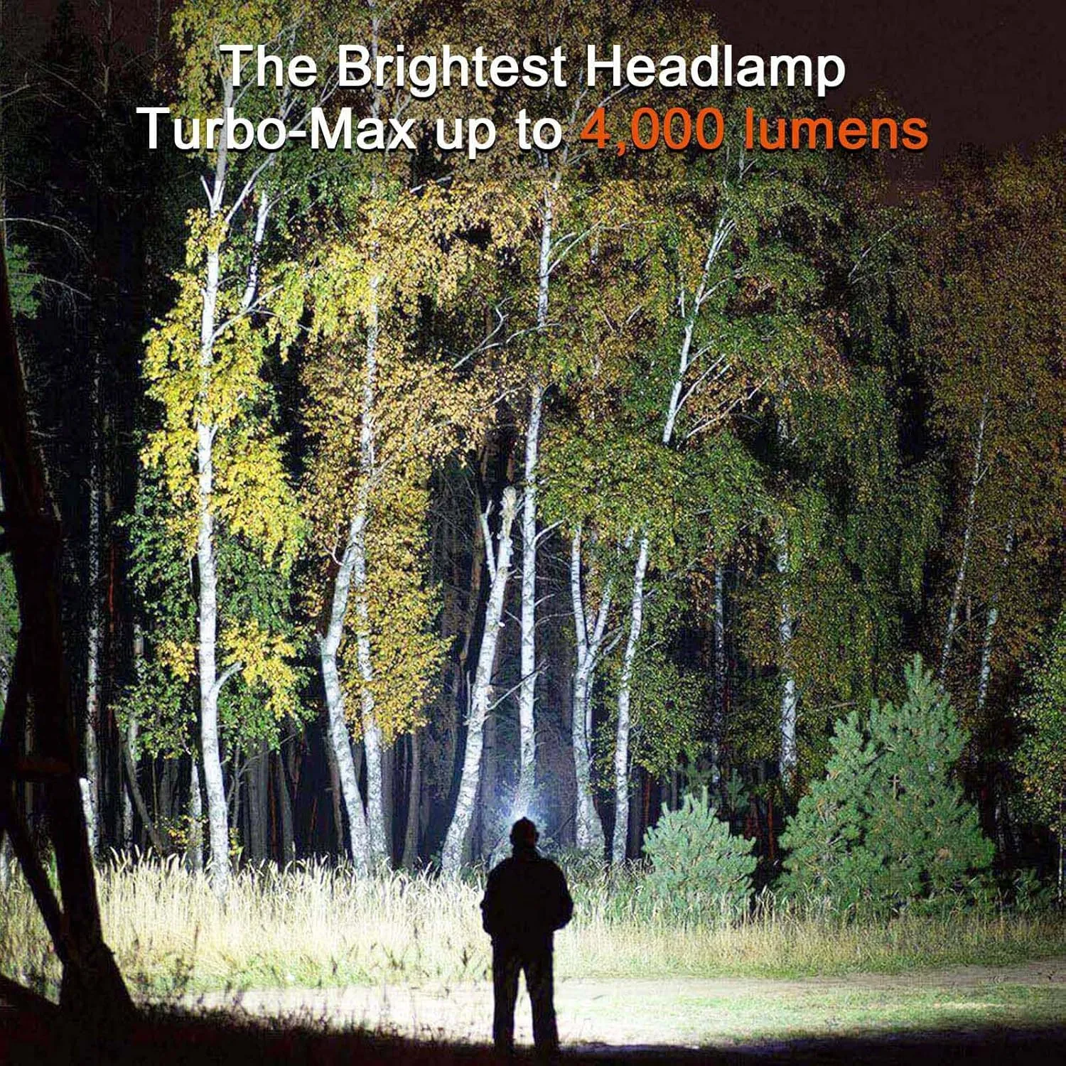 ACEBEAM H30 Brightest Headlamp Max 4000 High Lumens White Light   Red Light   CRI 90  Light, Head Lamp Outdoor Led Rechargeable, Best Head Lights for Camping, Hiking, Searching and Hunting
