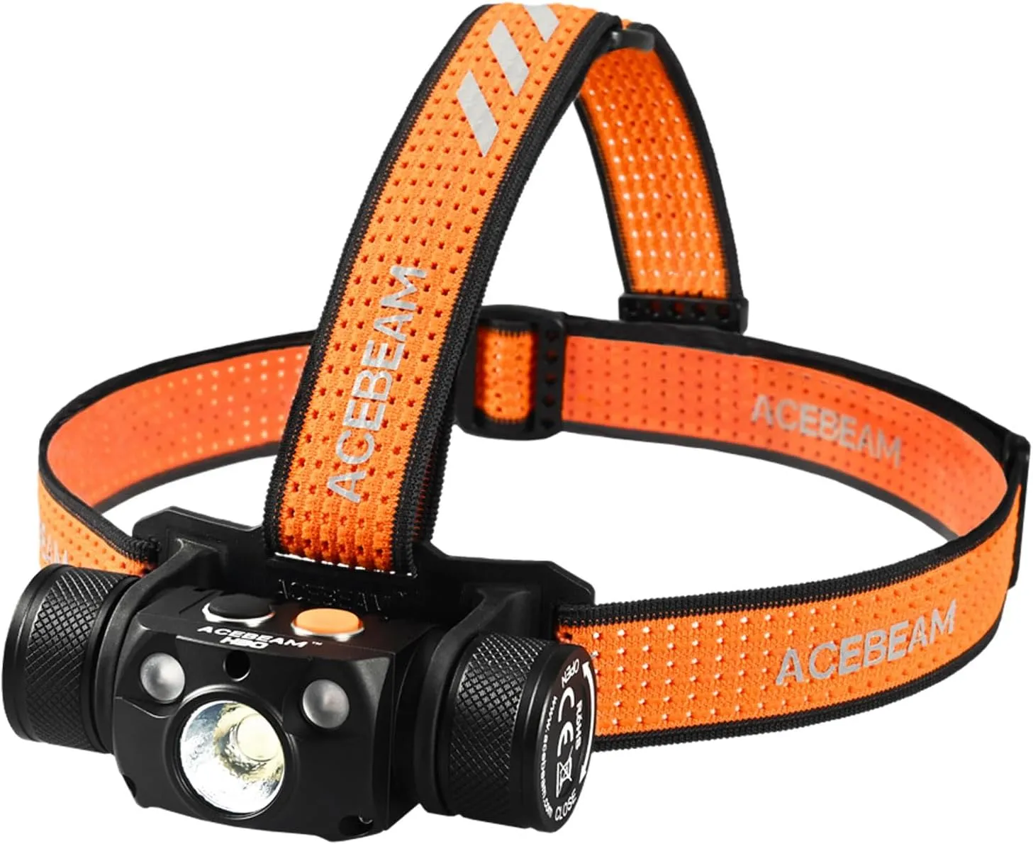ACEBEAM H30 Brightest Headlamp Max 4000 High Lumens White Light   Red Light   CRI 90  Light, Head Lamp Outdoor Led Rechargeable, Best Head Lights for Camping, Hiking, Searching and Hunting