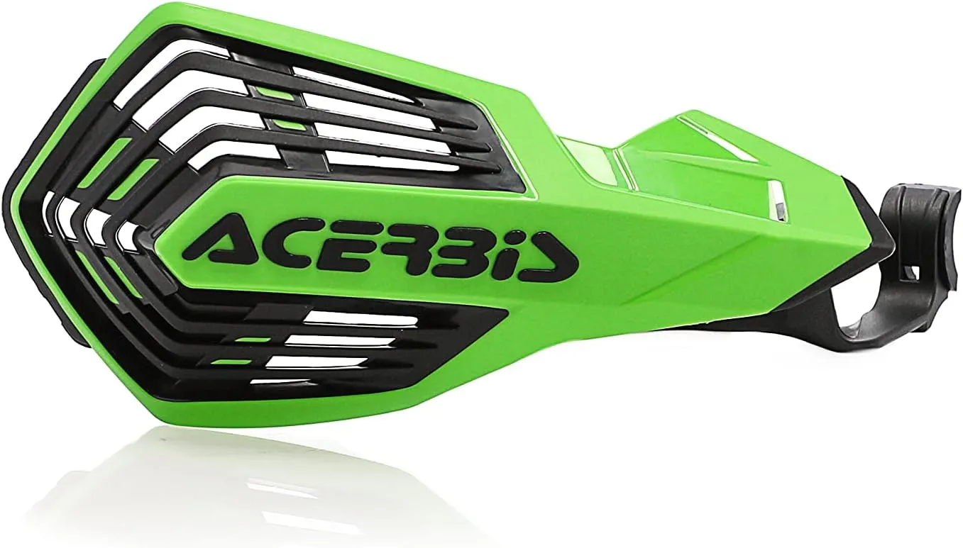 Acerbis K-Future Handguard Compatible with Kawasaki Green/Black 2895641089, 0024660.377