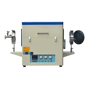 Across STF1200.60 1-Zone Split Tube Furnace with Kanthal Sweden Elements, 60 mm OD Tubes, 208-240V, 50/60Hz, 1200°C Maximum Working Temperature, 24" Width, 15" Length, 20" Height