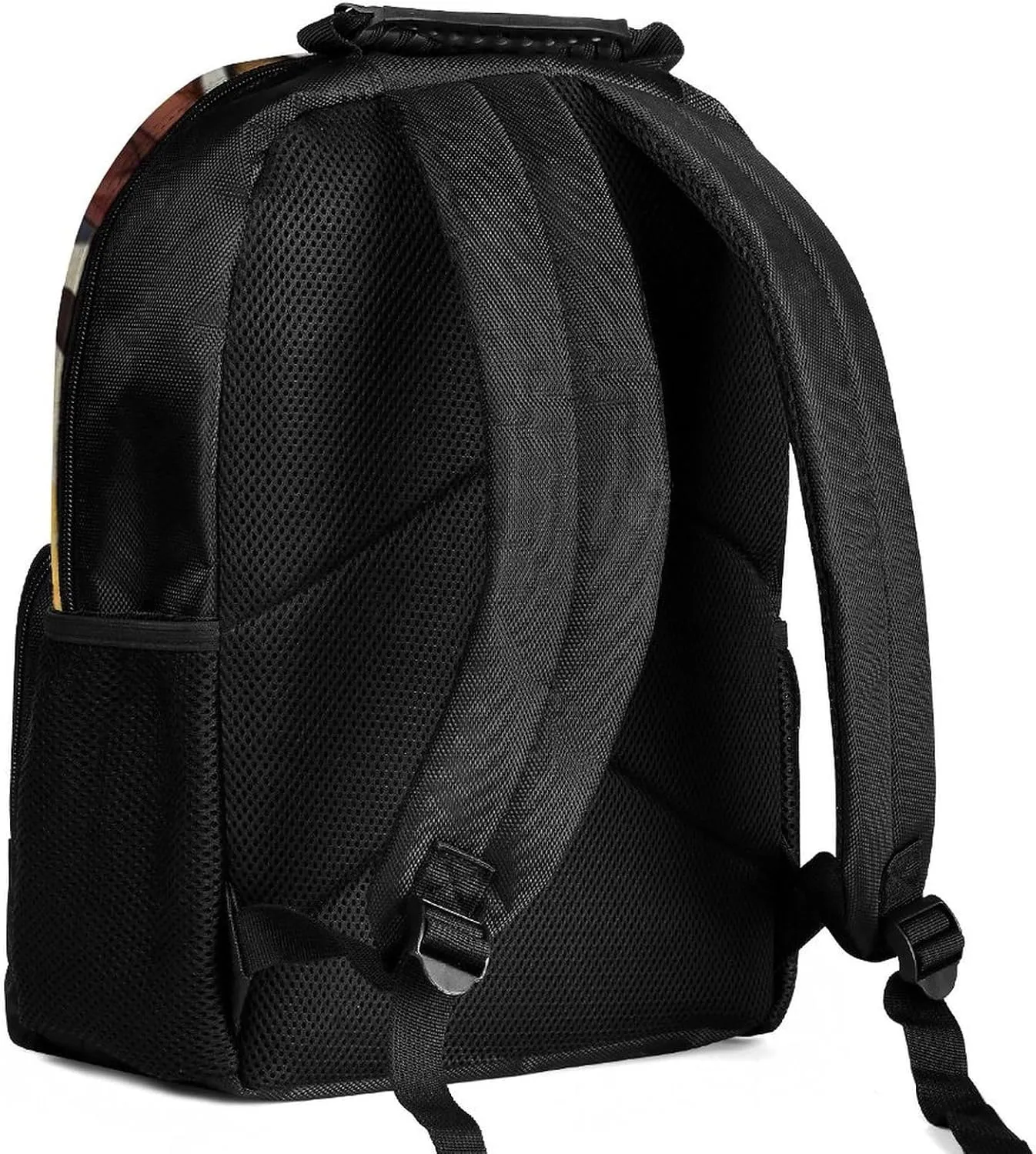 Adults Lightweight Colorful Afro American Black Woman With Butterflies Art Rucksacks Large Capacity Bookbag With Adjustable Shoulder Straps for Trekking Outdoors Bicycle