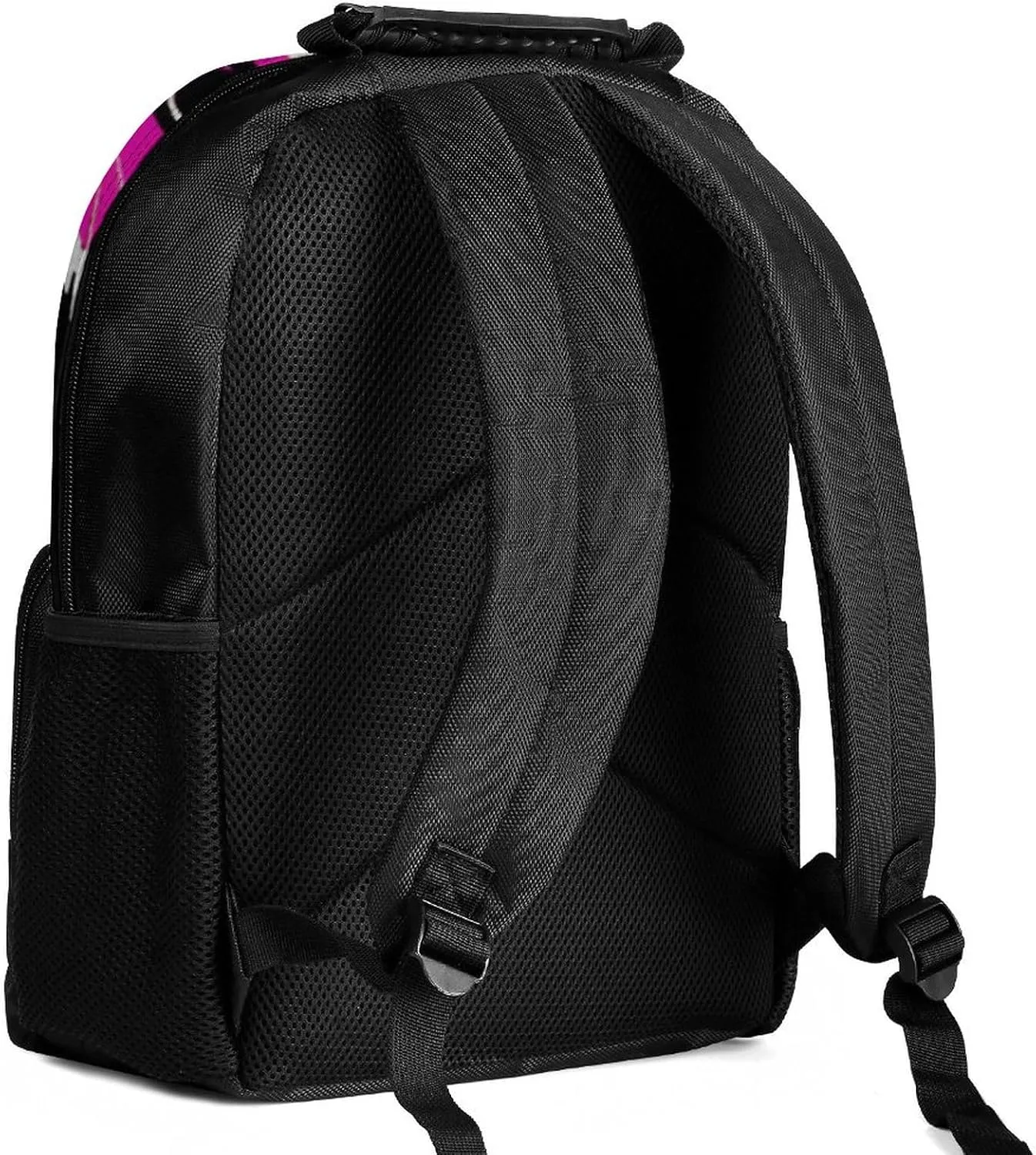 Adults Lightweight Japanese Kitsune Mask Art Rucksacks Large Capacity Bookbag With Adjustable Shoulder Straps for Trekking Outdoors Bicycle