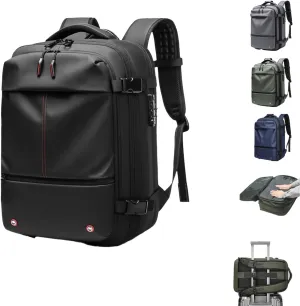 Aeropack Backpack, Aeropack Vacuum Compression Backpack, Air Vacuum Backpack for Travel, 60L Expandable Travel Backpack (black)