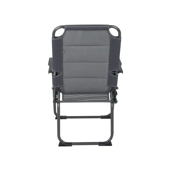 Air M Free returns Chair Bo-Camp Padded Grey Remote-controlled Copa Rio Aluminium