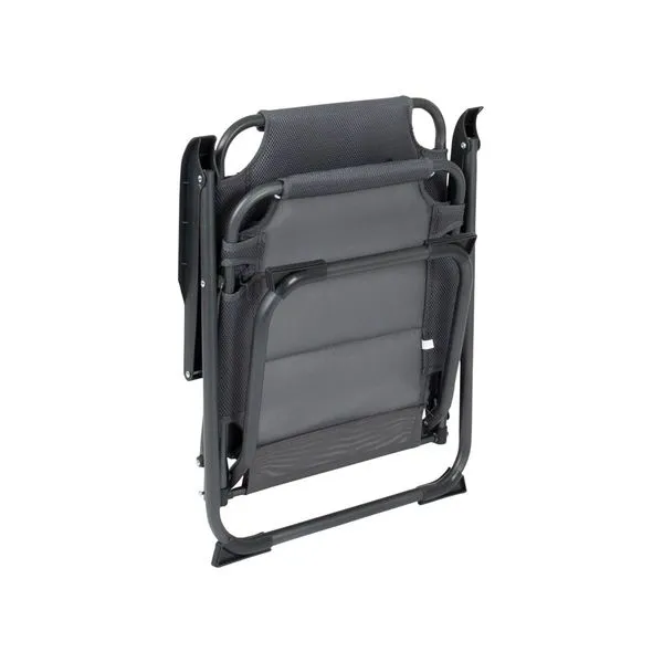 Air M Free returns Chair Bo-Camp Padded Grey Remote-controlled Copa Rio Aluminium