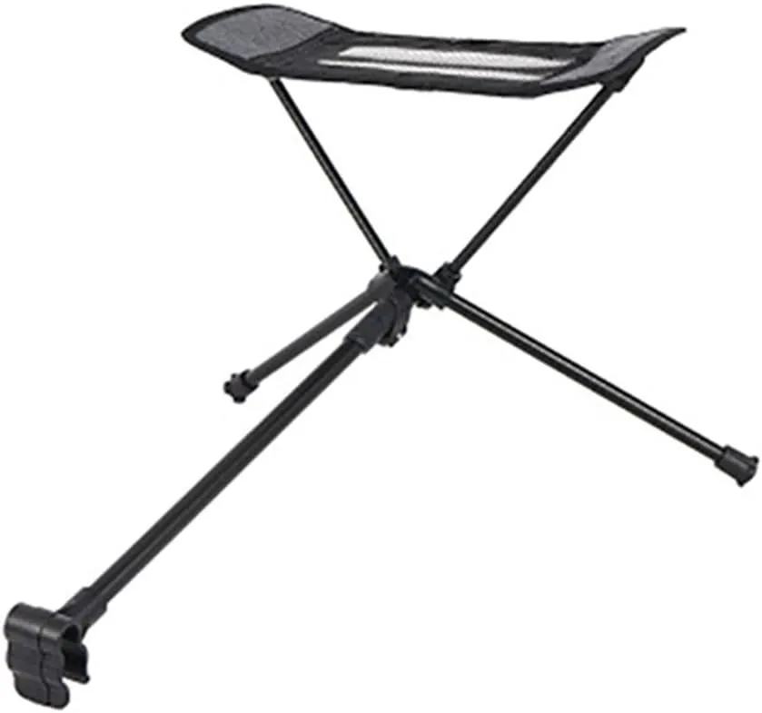AISHANBAIHUODIAN Portable Stool Collapsible Footstool Fit for Camping Beach Chair Folding Fishing BBQ Camping Chair Foot Recliner Foot Rest (Color : As Show)