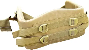ALICE FIBLE Miliary Belt Double Strap Alice Kidney pad Belt - tactical belt - Hip Belt - for framed rucksack LC-2 - Carry 220 Lb's -12MM Padding Camping Hiking Outdoor