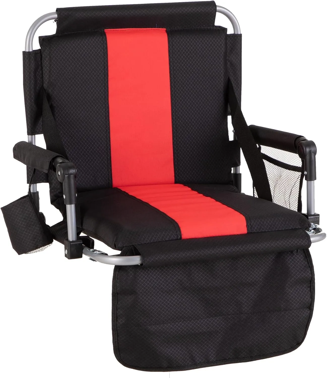 ALPHA CAMP Stadium Seat Padded Chair for Bleachers with Back& Arm Rest