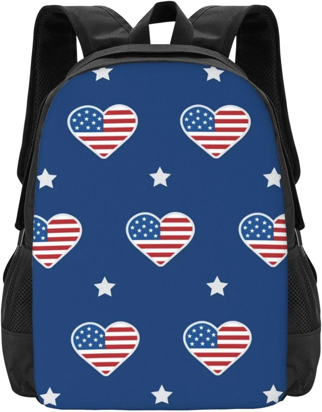 American Flag Independence Day Lightweight Packable Backpack Travel Casual Large Capacity Daypack Foldable Backpack For Men Women