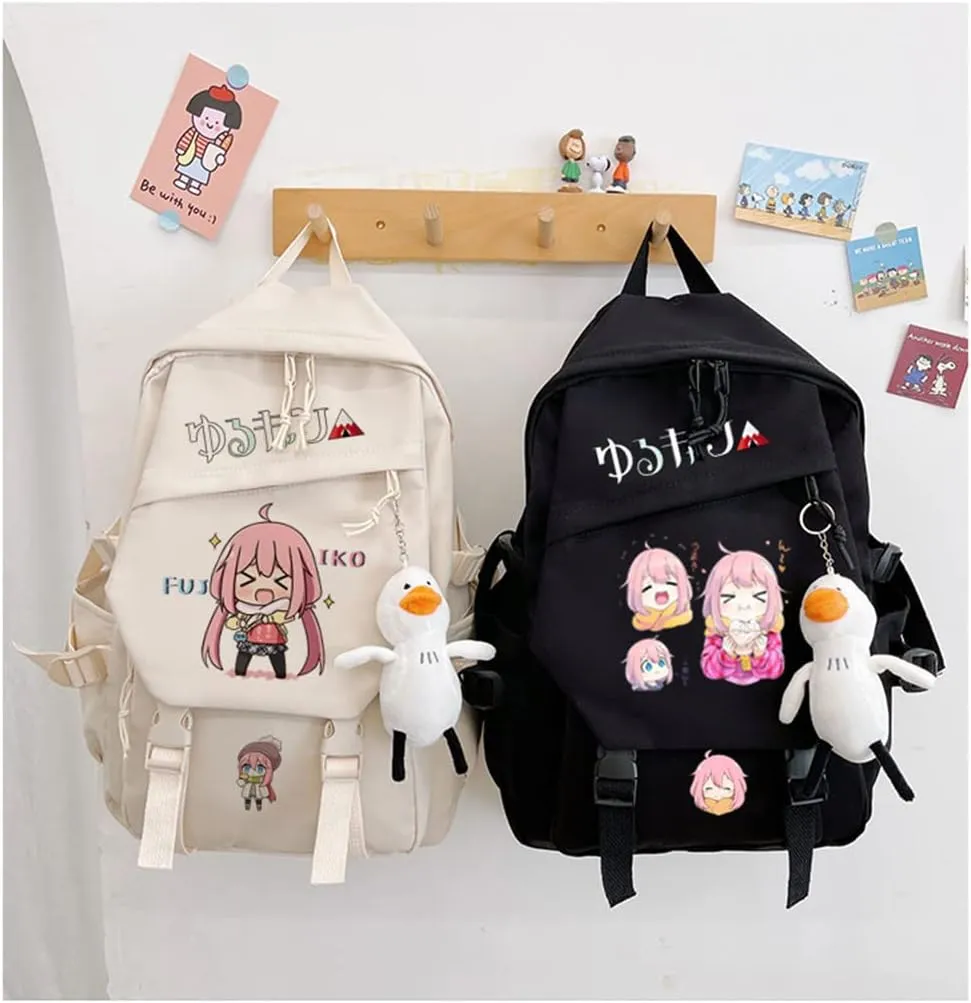 Anime VIRTUAL CAMP Backpack Cosplay Kawaii Backpack With Pendant For Girls (5)