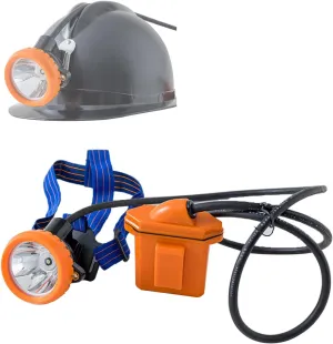 Anti-Explosion Mining Headlight, Waterproof Safety Helmet for Mining Lamps, High-Power Head Mounted Rechargeable Mining Lamps for Outdoor Camping