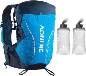 AONIJIE 18L Large Capacity Trail Running Hydration Vest Backpack with 2*500ml Soft Flask for Men Women Lightweight Outdoor Running Backpack for Marathon Race Hiking