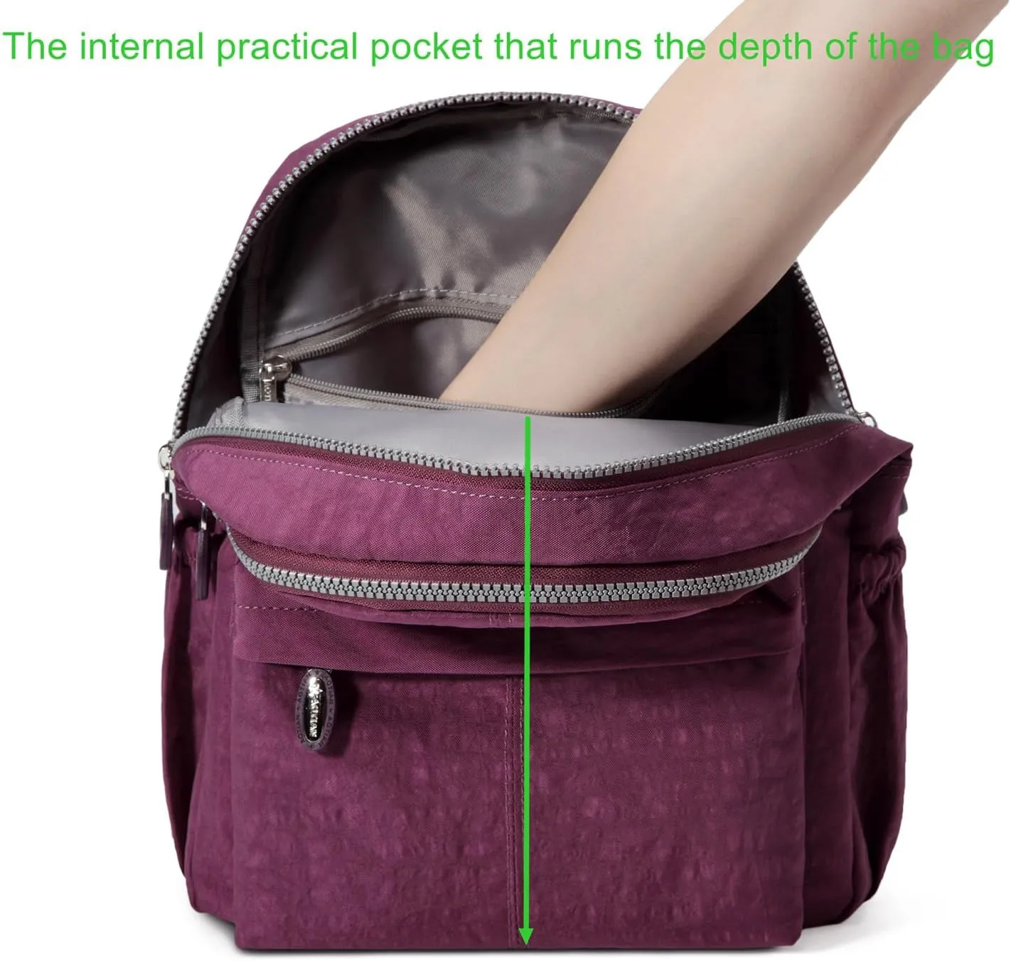 AOTIAN Lightweight Small Hiking Backpack for Women - Durable Water-Resistant Daypack for Travel, Camping & Outdoor Adventures