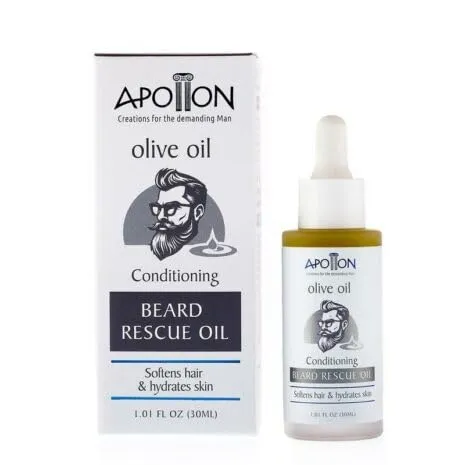 Apollon Olive Oil Conditioning Beard Rescue Oil, 1.01 fl oz