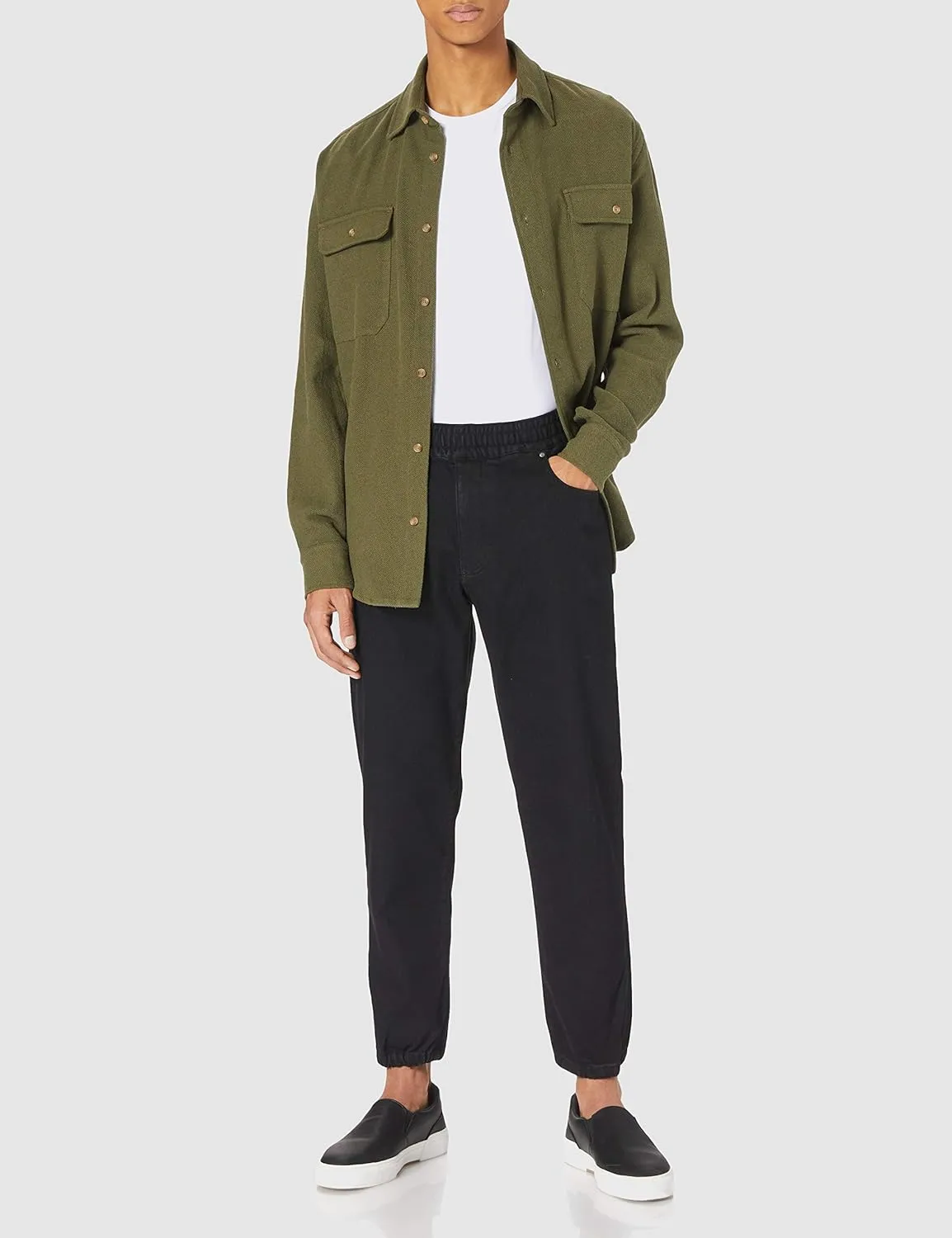 Armani Exchange Men's Black Jogger Denim
