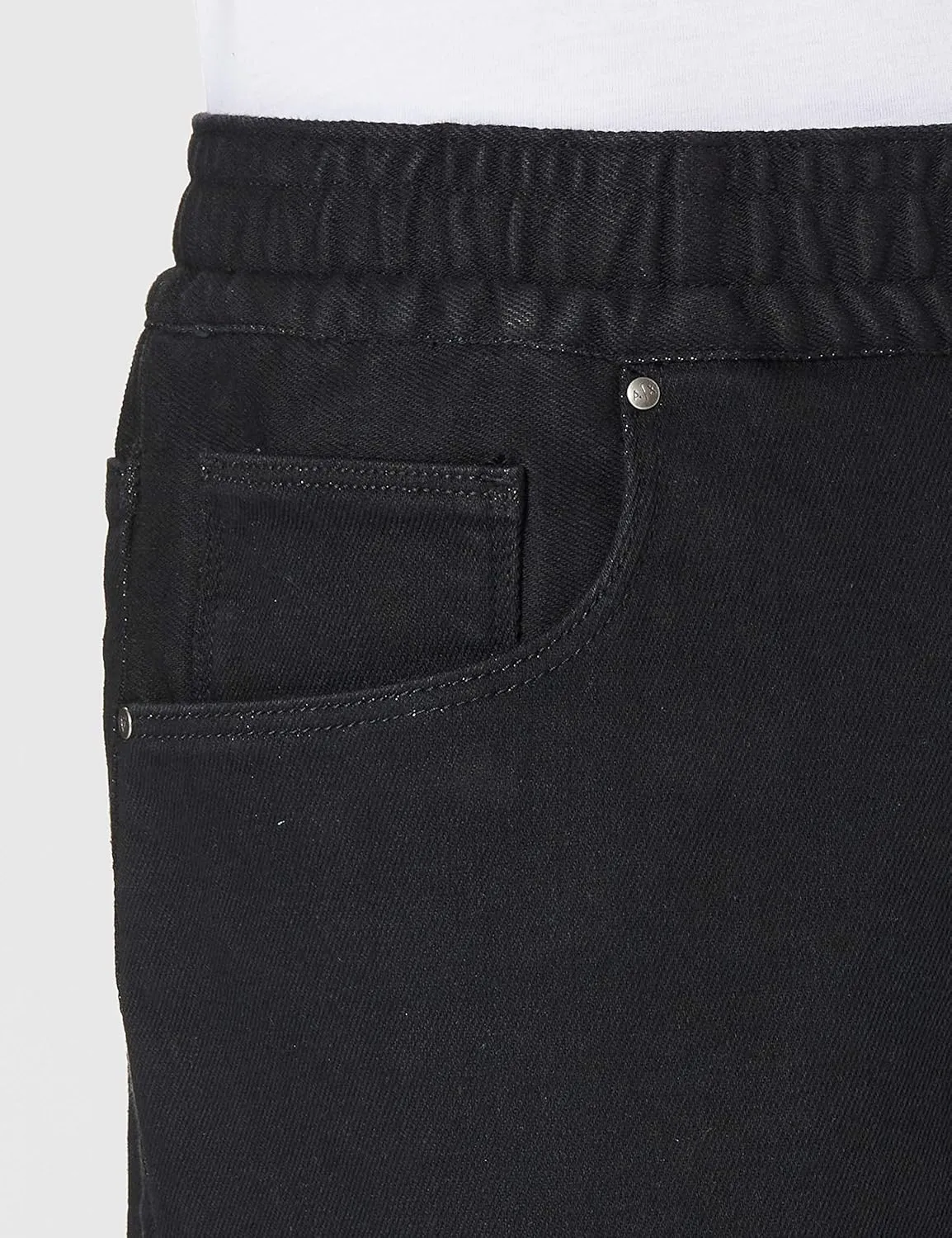 Armani Exchange Men's Black Jogger Denim