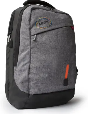ARTIX Power Bank Water Resistant Backpack For Laptops and Smart Devices 7000mAh, Lightweight, Multipurpose, Fits Laptops Up To 15.6" (Dark Grey)