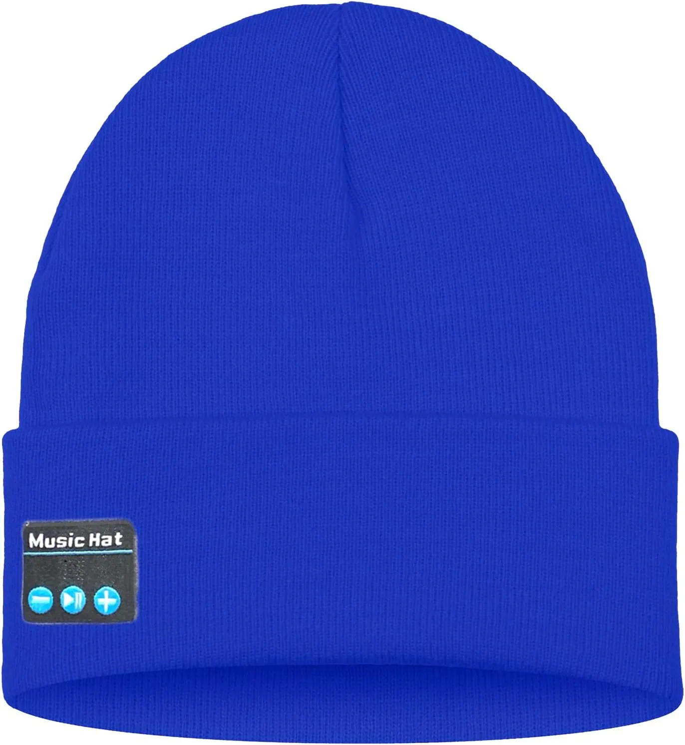 ATNKE LED Lighted Bluetooth Beanie Hat,USB Rechargeable 4 LED Wireless Music Running Headlamp Cap Gift for Men and Women
