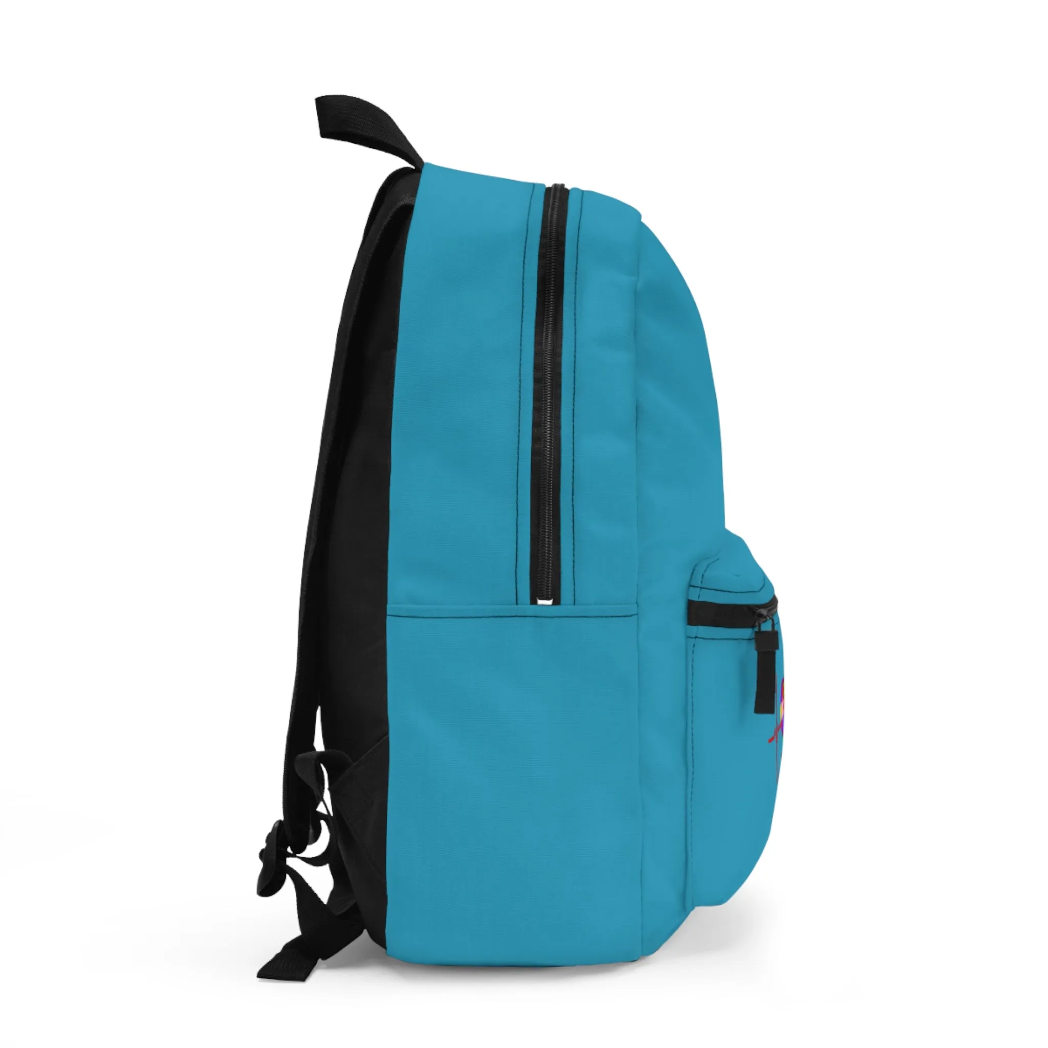 Austism Colorful Use, Excellent Backpack Anti-theft Travel, Gift, School, Everyday Inspirational Heartbeat | Design Love