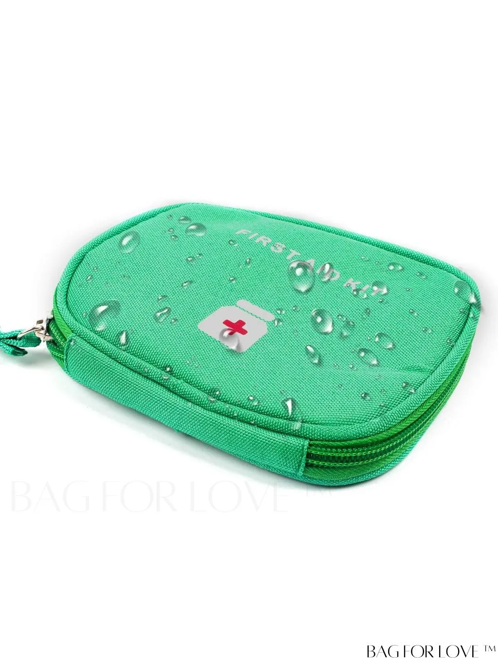 BagForLove - Portable Waterproof Green First Aid Kit: Ideal for Outdoor, Travel, and Emergencies