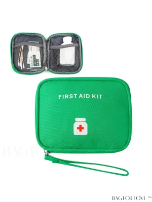 BagForLove - Portable Waterproof Green First Aid Kit: Ideal for Outdoor, Travel, and Emergencies