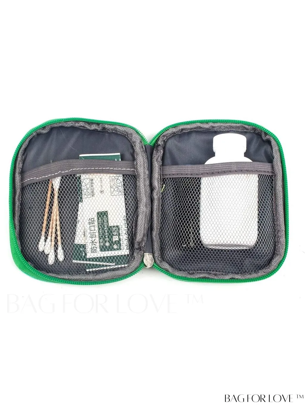 BagForLove - Portable Waterproof Green First Aid Kit: Ideal for Outdoor, Travel, and Emergencies