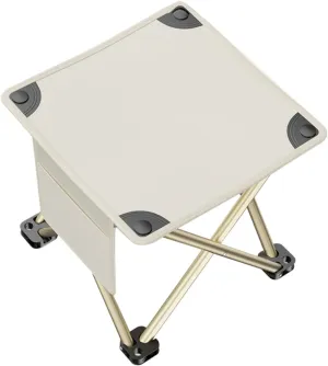 balacoo Folding Camp Stool Lightweight Portable Folding Chair Camping Foot Rest Suitable for Outdoor Activities and Home Use