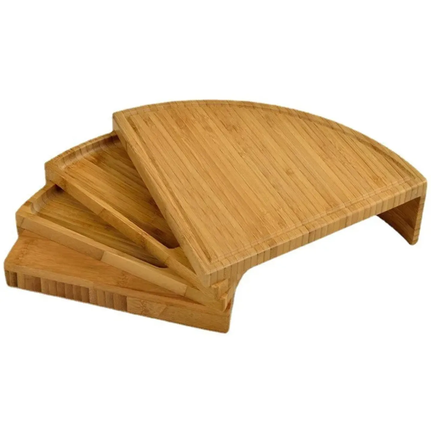 Bamboo Cheese Board and Knife Set, Cheese Platter Serving Tray, Foldable Charcuterie Boards Set