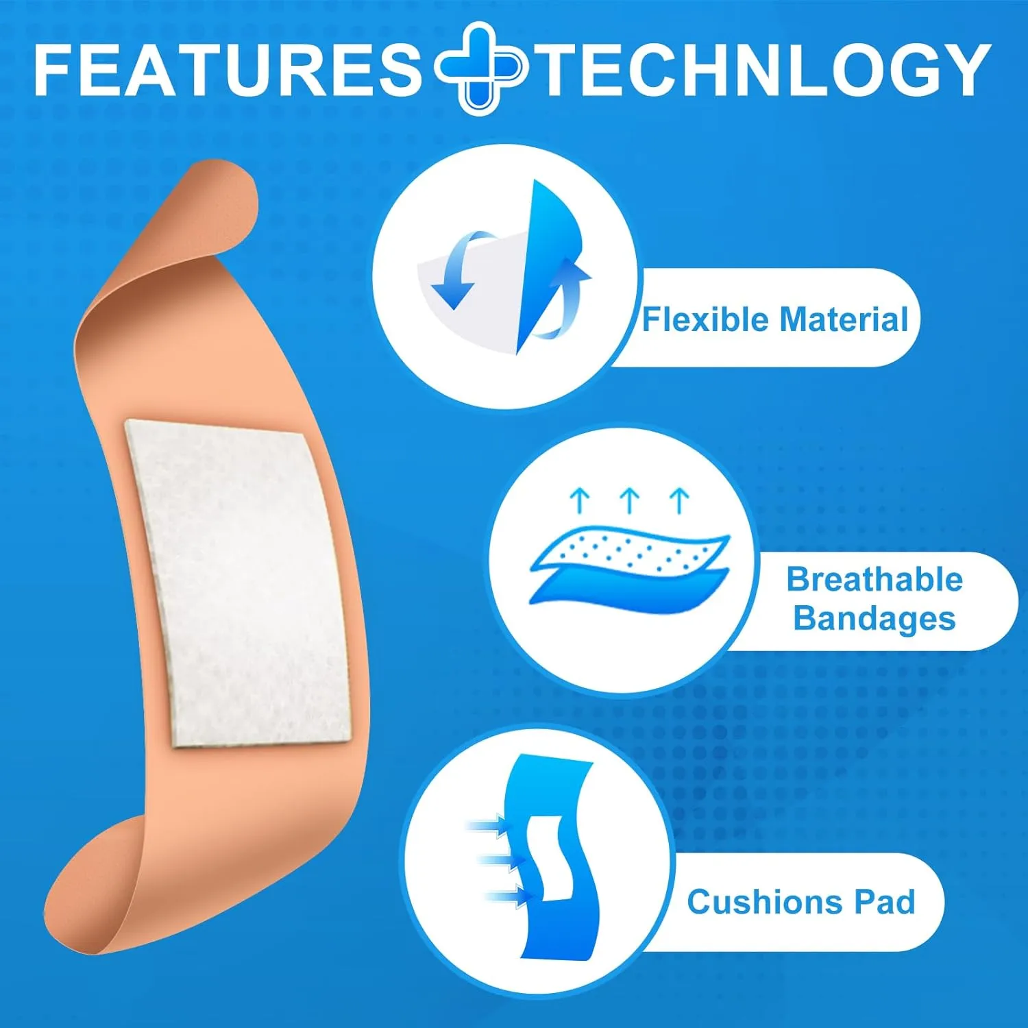 Bandages Variety Pack - 200 Pcs Assorted Bandages Bulk, Large Adhesive Fingertip Bandage, Waterproof Bandage Breathable for First Aid and Protect Wounds (10 Styles)