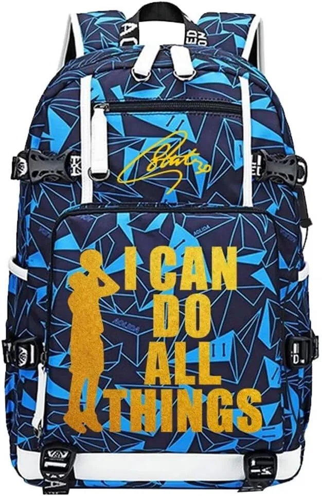 Basketball Player 30 Multifunction Backpack Travel Daypack Fans Bag For Men Women (Style 18)