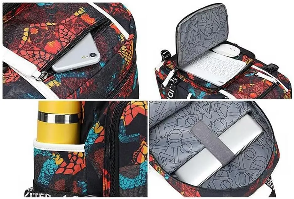 Basketball Player 30 Multifunction Backpack Travel Daypack Fans Bag For Men Women (Style 18)