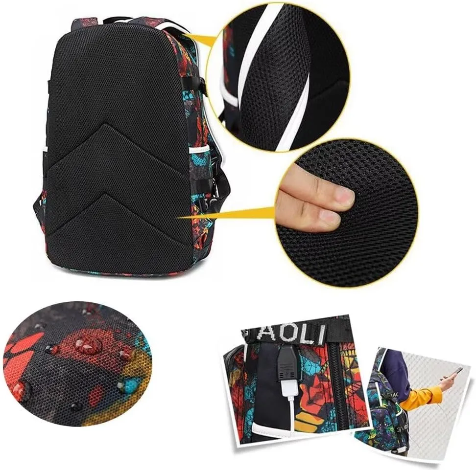 Basketball Player Number 23 Multifunction Backpack Travel Daypacks Fans Bag For Men Women (Style 11)