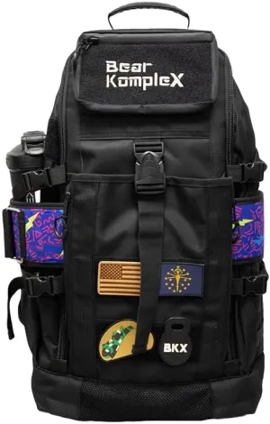 Bear KompleX 50 L Competition Backpack, Organize Gear, 1000 Denier Nylon, Water Repellent, Storage Pockets