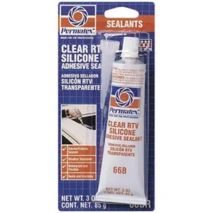 Belgrade Parts & Service, Inc. Permatex 80050 3 Oz Clear Silicone Adhesive Sealant