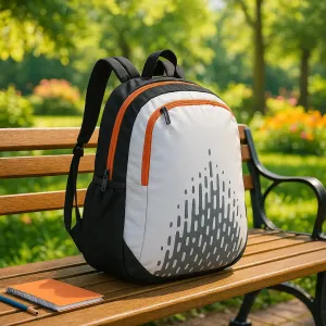 Belieze Series White Laptop Backpack