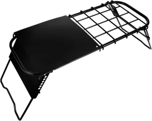 BESPORTBLE Foldable Camping Table Outdoor Portable BBQ Picnic Table Collapsible Metal Easy Setup