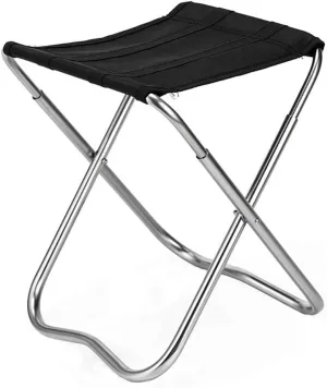 BESPORTBLE Portable Folding Stool Collapsible Chairs Outdoor Aluminum Alloy Lightweight Perfect for Fishing Camping