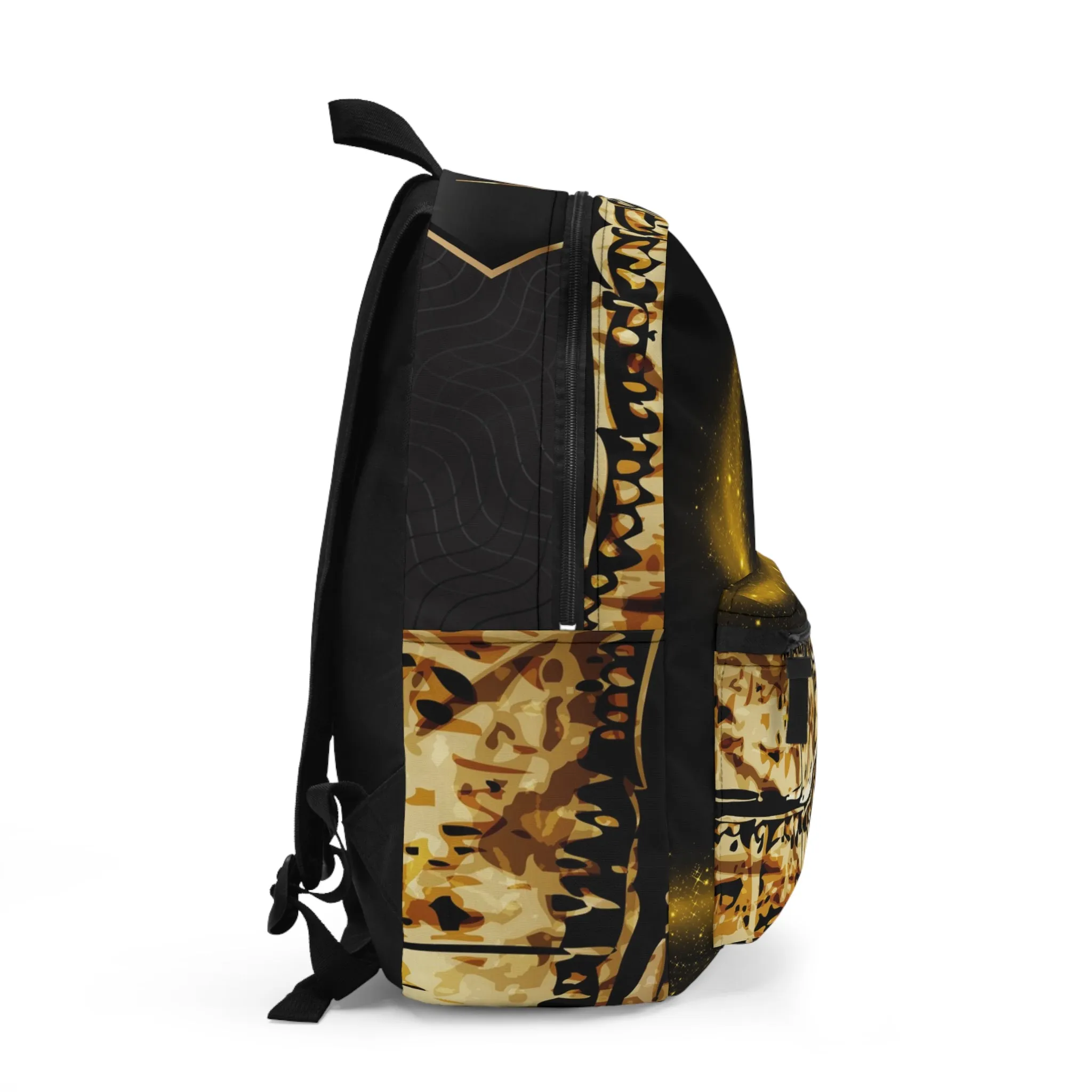 Best-selling Accessory Backpack Golden Stylish Outstanding Abstract - Travel for Trendsetters