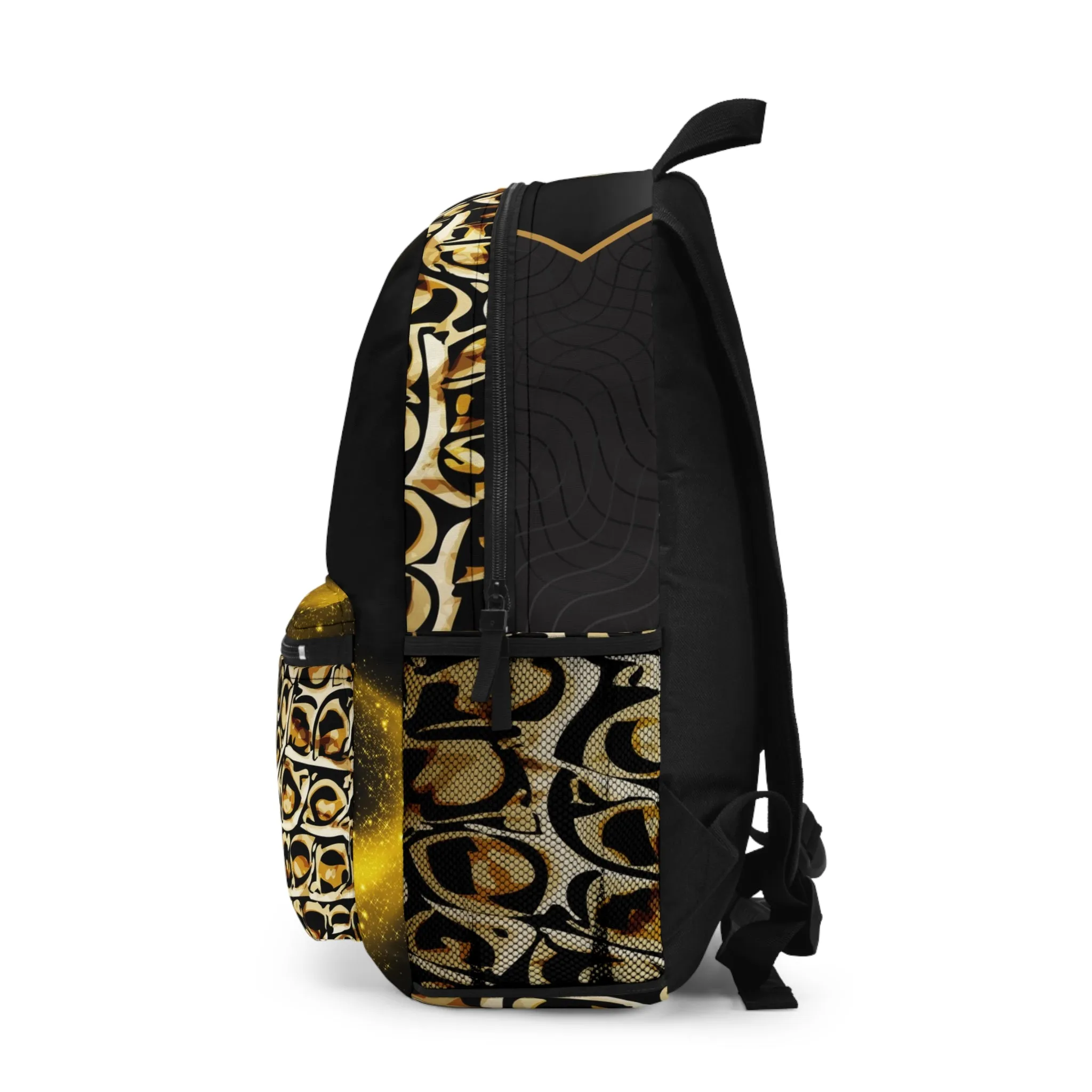 Best-selling Accessory Backpack Golden Stylish Outstanding Abstract - Travel for Trendsetters