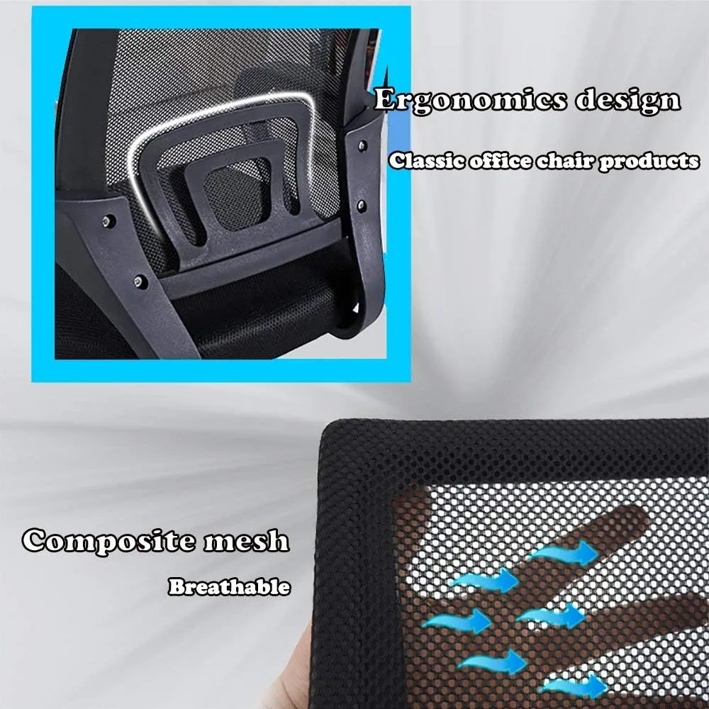 BestOffice Office Chair Desk Chair Mesh Computer Chair Back Support Modern Executive Adjustable Arms Rolling Swivel Chair for Women, Men(3 Pack)