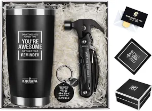 Birthday Gifts for Men-Fathers Day Best Gifts for Him Awesome Gifts for Dad Inspirational Gifts for Women Mothers Day Anniversary for Husband Coworker Tumbler Multitools