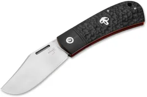 BÖKER PLUS Bad Guy Folding Slipjoint Pocket Knife, Textured G10 Scales, Wide Clip Point Blade, Designed by Franck Souville