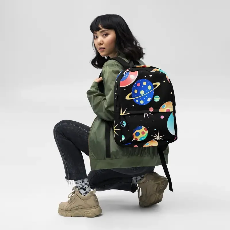Blast off Space Lover’s Water Resistant Backpack
