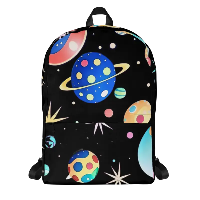 Blast off Space Lover’s Water Resistant Backpack