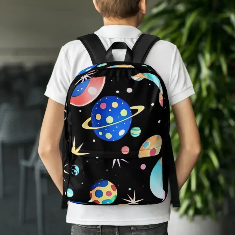 Blast off Space Lover’s Water Resistant Backpack
