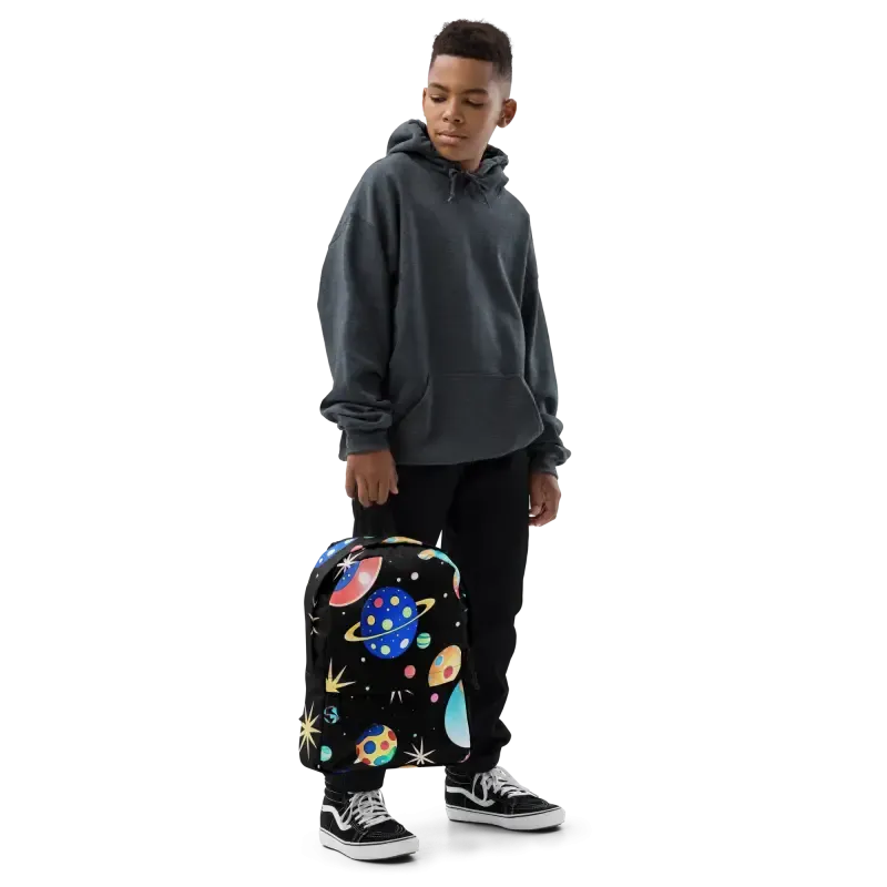 Blast off Space Lover’s Water Resistant Backpack