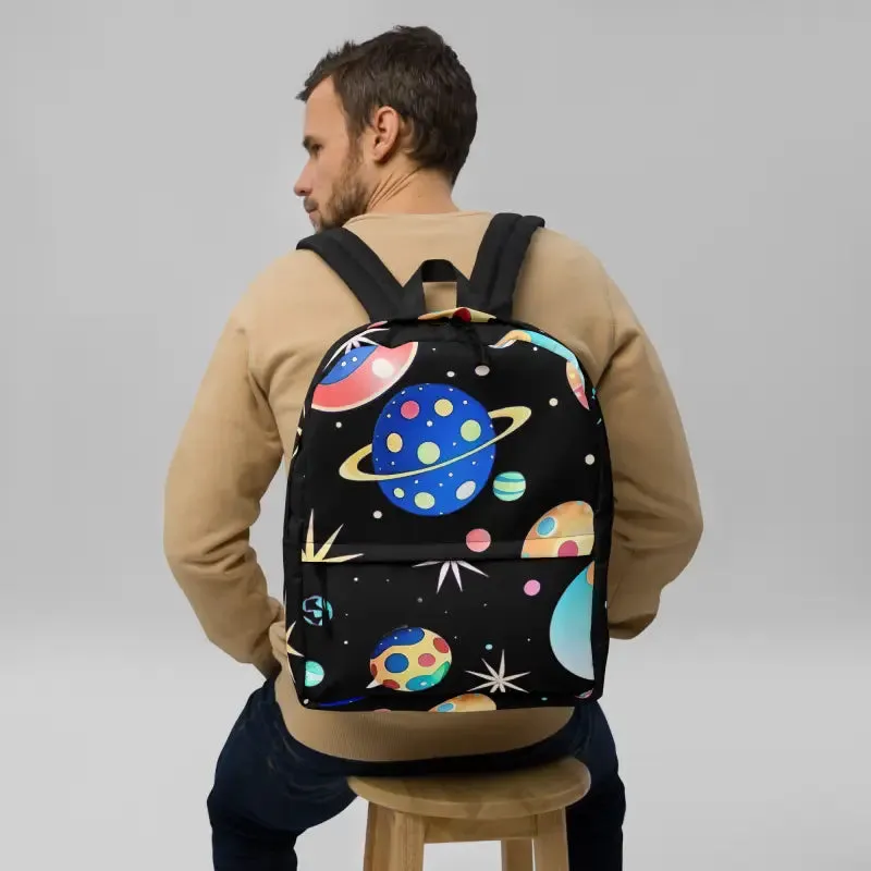 Blast off Space Lover’s Water Resistant Backpack