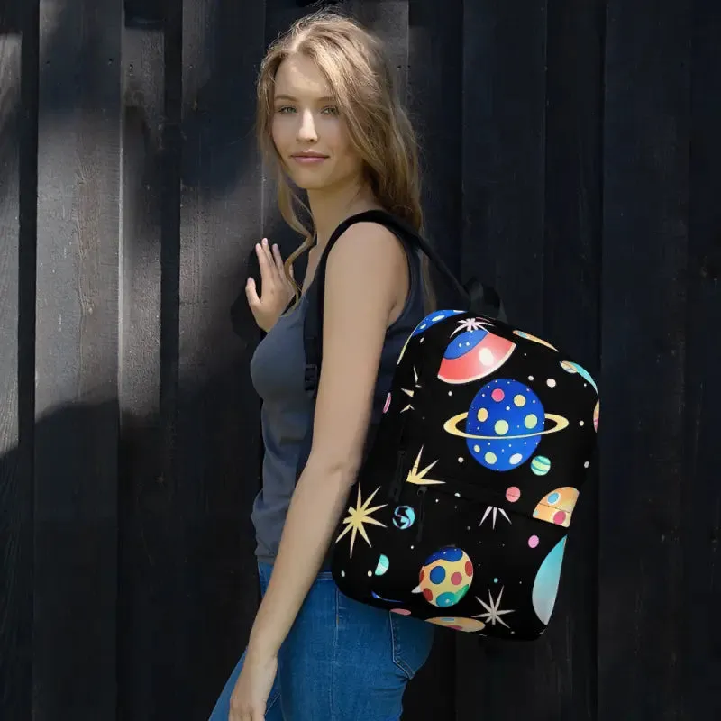 Blast off Space Lover’s Water Resistant Backpack