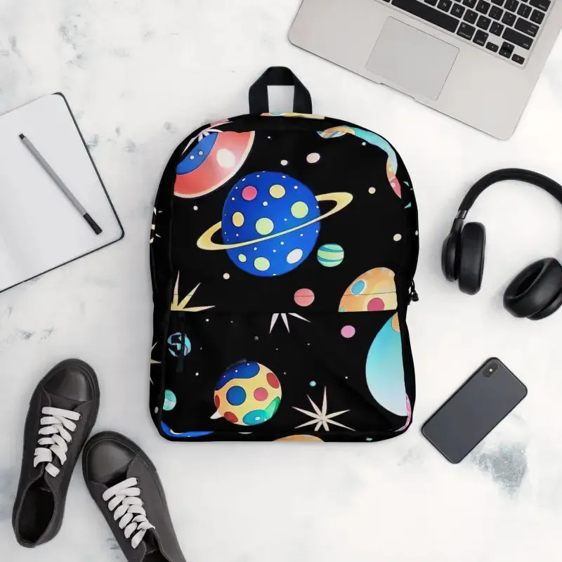 Blast off Space Lover’s Water Resistant Backpack